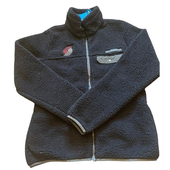 Columbia Men’s Portland Trailblazers Fleece Jacket, Medium, NWT - Picture 1 of 6
